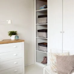 LifeGoods Opbergmand - 3 Stuks - Kast Organizer - 20 L - Textiel - Grijs -Thuisopslag 1200x1200 1319