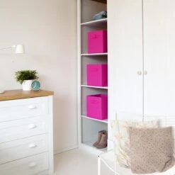 LifeGoods Kast Organizers - 6 Stuks - 20L - Textiel - Roze -Thuisopslag 1200x1200 1330