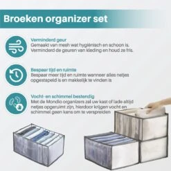 Mondio Broeken Kleding Organizer - Set: 2 Stuks - Opberg Box/Doos/Mand/Vakken - Opbergbox Kast/Kledingkast/Lade - Organizer Kleding/BH/Sokken/Ondergoed - Ruimtebesparende Kledinghangers 25 Mondio Broeken Kleding Organizer - Set: 2 Stuks - Opberg Box/Doos/Mand/Vakken - Opbergbox Kast/Kledingkast/Lade - Organizer Kleding/BH/Sokken/Ondergoed - Ruimtebesparende Kledinghangers -Thuisopslag 1200x1200 1365