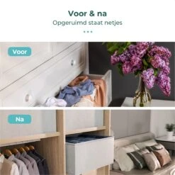 Yourganized Kleding Organizer - Kledingkast Organizer - Set Van 2 - Broeken Organizer - Jeans Organizer - T-shirt Organizer -Thuisopslag 1200x1200 1373