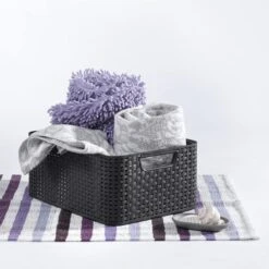 Curver Style Mand M - 18L - Antraciet -Thuisopslag 1200x1200 1391