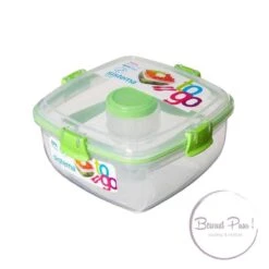 Sistema Salade Box Met Bestek - Geelgroen -Thuisopslag 1200x1200 14
