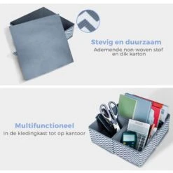 LifeGoods Lade Organizer Kast En Badkamer - 8 Stuks - Multi-inzetbaar - S/M/L - Grijs En Zwart Print 16 LifeGoods Lade Organizer Kast En Badkamer - 8 Stuks - Multi-inzetbaar - S/M/L - Grijs En Zwart Print -Thuisopslag 1200x1200 1406