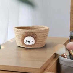 Opbergmand Kinderkamer Katoenen Speelgoed Mandje Babykamer Riet Geweven Decoratie Dierenkop Leeuw -Thuisopslag 1200x1200 1417