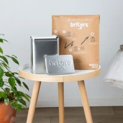 Briters Bewaarblik Origineel - Voor 200 Briters Wasstrips - Gemaakt In Nederland - Aluminium - 100% Recyclebaar - 10 Jaar Garantie -Thuisopslag 1200x1200 142