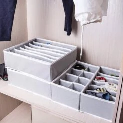 Ondergoed Lade Organizer (Set Van 4) - Kleding Opbergbox - Opbergsysteem Voor BH / Sokken / Stropdas / Lingerie / Babykleding - Kast Verdeler En Opberger / Opbergdoos / Opbergbox 13 Ondergoed Lade Organizer (Set Van 4) - Kleding Opbergbox - Opbergsysteem Voor BH / Sokken / Stropdas / Lingerie / Babykleding - Kast Verdeler En Opberger / Opbergdoos / Opbergbox -Thuisopslag 1200x1200 1421