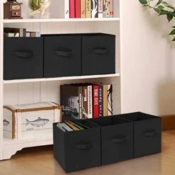Kast Organizers Opbergmanden - Opbergbox/mand - Speelgoed/kleding Opberger - Opbergkubus Wasgoed - Boeken Opbergbakken Vakkenkast 26.7x26.7x28cm Set 6 Stuks