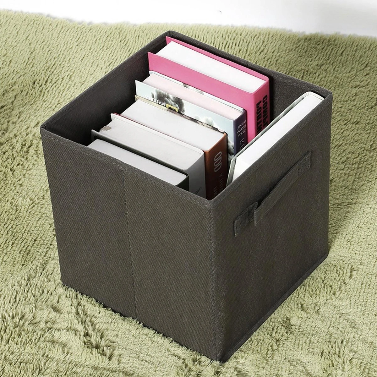 Kast Organizers Opbergmanden - Opbergbox/mand - Speelgoed/kleding Opberger - Opbergkubus Wasgoed - Boeken Opbergbakken Vakkenkast 26.7x26.7x28cm Set 6 Stuks 7 Kast Organizers Opbergmanden - Opbergbox/mand - Speelgoed/kleding Opberger - Opbergkubus Wasgoed - Boeken Opbergbakken Vakkenkast 26.7x26.7x28cm Set 6 Stuks - Afbeelding 5