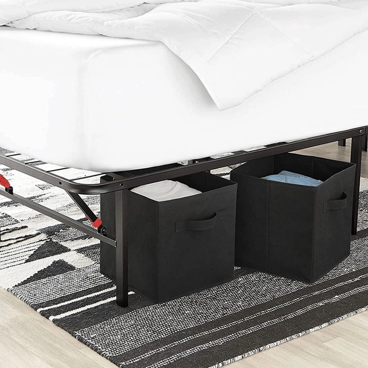 Kast Organizers Opbergmanden - Opbergbox/mand - Speelgoed/kleding Opberger - Opbergkubus Wasgoed - Boeken Opbergbakken Vakkenkast 26.7x26.7x28cm Set 6 Stuks 8 Kast Organizers Opbergmanden - Opbergbox/mand - Speelgoed/kleding Opberger - Opbergkubus Wasgoed - Boeken Opbergbakken Vakkenkast 26.7x26.7x28cm Set 6 Stuks - Afbeelding 6