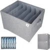 Struct Sense® Kleding Organizer - Opbergmand - Lade Organizer - Opbergsysteem Voor Kast - Broeken - Kast Organizer - Kledingkast - 6 Lagen -Thuisopslag 1200x1200 1452