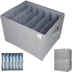 Struct Sense® Kleding Organizer - Opbergmand - Lade Organizer - Opbergsysteem Voor Kast - Broeken - Kast Organizer - Kledingkast - 6 Lagen