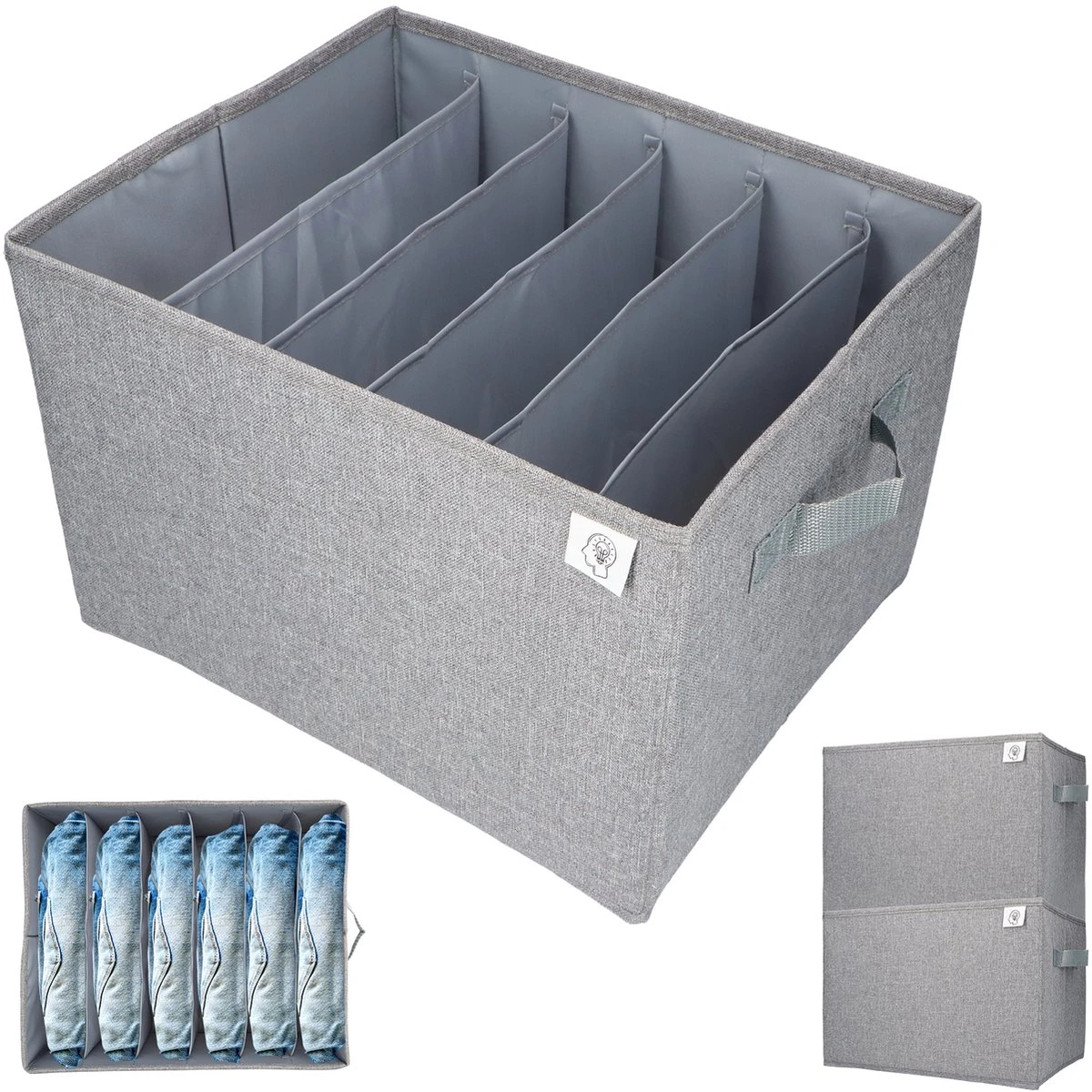 Struct Sense® Kleding Organizer - Opbergmand - Lade Organizer - Opbergsysteem Voor Kast - Broeken - Kast Organizer - Kledingkast - 6 Lagen 3 Struct Sense® Kleding Organizer - Opbergmand - Lade Organizer - Opbergsysteem Voor Kast - Broeken - Kast Organizer - Kledingkast - 6 Lagen