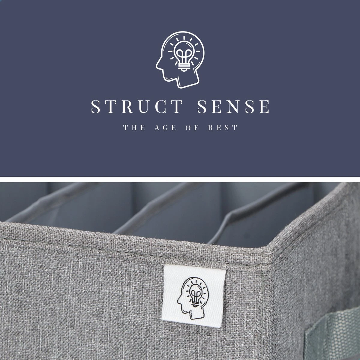 Struct Sense® Kleding Organizer - Opbergmand - Lade Organizer - Opbergsysteem Voor Kast - Broeken - Kast Organizer - Kledingkast - 6 Lagen 11 Struct Sense® Kleding Organizer - Opbergmand - Lade Organizer - Opbergsysteem Voor Kast - Broeken - Kast Organizer - Kledingkast - 6 Lagen - Afbeelding 9