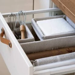 ESSIBLE Set Van 3 Stuks - Luxe Manden - Opbergmand - Geweven - Decoratieve - Handgemaakte - Rechthoekige - Manden - Katoen - Riet -Thuisopslag 1200x1200 1465