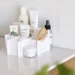 Merkloos Ladeverdeler - Lade Organizer - Wit - 4 Stuks 32.7 X 7cm - Verstelbare Ladeverdeler -Thuisopslag 1200x1200 1499