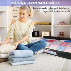 Housum Opbergtassen - Organizer Voor Dekbed En Kleding - Stof - Zwart - 2 Stuks 11 Housum Opbergtassen - Organizer Voor Dekbed En Kleding - Stof - Zwart - 2 Stuks -Thuisopslag 1200x1200 1506