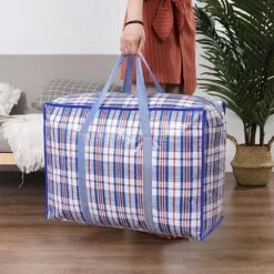 De Snuffelaar® - Grote Tassen - 6 Stuks - Mix Kleuren -Big Bag XXXL - Sterke Brede Band - Dubbele Runners - Dikker Materiaal -Hoge Kwaliteit PP - Gaat Langer Mee -Thuisopslag 1200x1200 1533