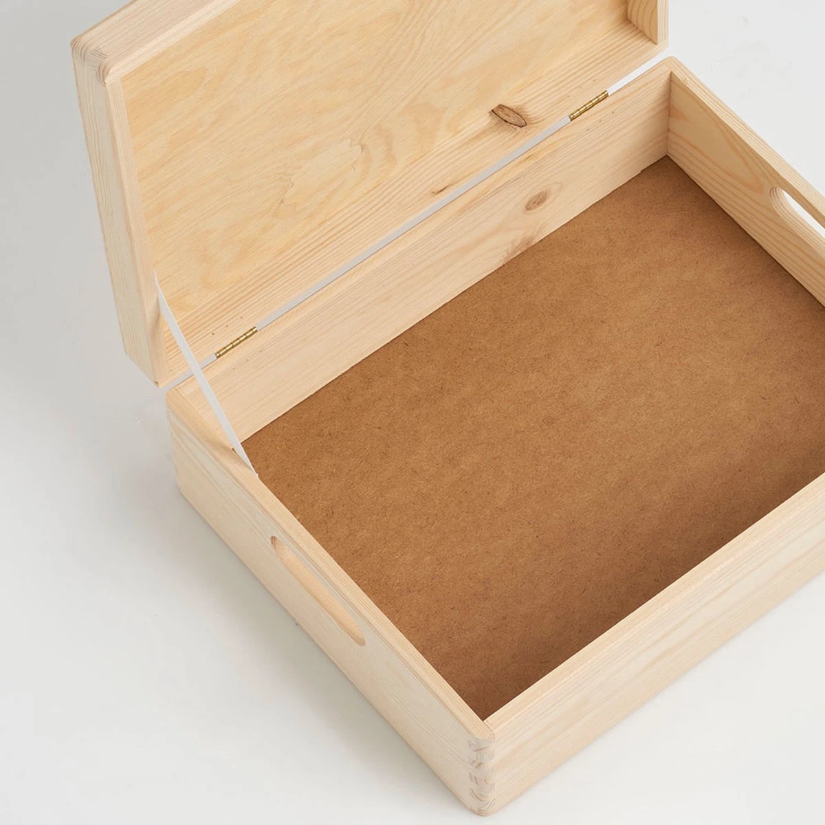 Zeller Present Houten Kist 40x30x14 Cm Met Deksel - Medium - Laag - Met Deksel & Duurzaam 4 Zeller Present Houten Kist 40x30x14 Cm Met Deksel - Medium - Laag - Met Deksel & Duurzaam - Afbeelding 2