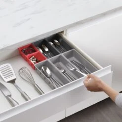 Joseph Joseph Modulaire 10-delige Ladebakjes Grijs Zwart Klikbaar - Grijs - Koppelbaar -Thuisopslag 1200x1200 1593