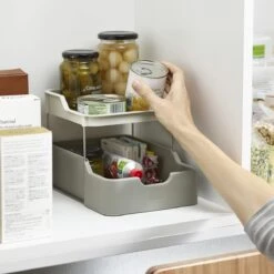Joseph Joseph Keukenkast Organizer Met Lade - Grijs - Uitschuifbaar 14 Joseph Joseph Keukenkast Organizer Met Lade - Grijs - Uitschuifbaar -Thuisopslag 1200x1200 1596
