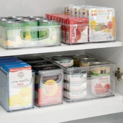 IDesign Opbergbakje L (20,5 X 40,5 X 12,5 Cm) - Opbergbakje L - Stapelbaar -Thuisopslag 1200x1200 1604