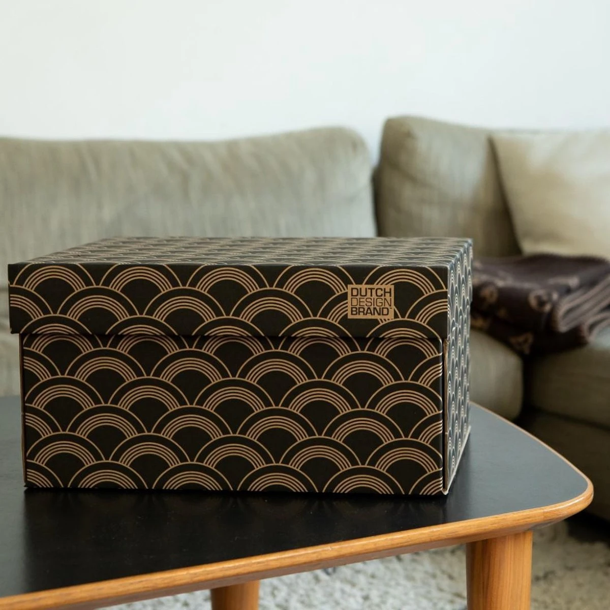 Dutch Design Brand - Dutch Design Storage Box - Opbergdoos - Opbergbox - Bewaardoos - Retro - Vinyl 10 Dutch Design Brand - Dutch Design Storage Box - Opbergdoos - Opbergbox - Bewaardoos - Retro - Vinyl - Afbeelding 8