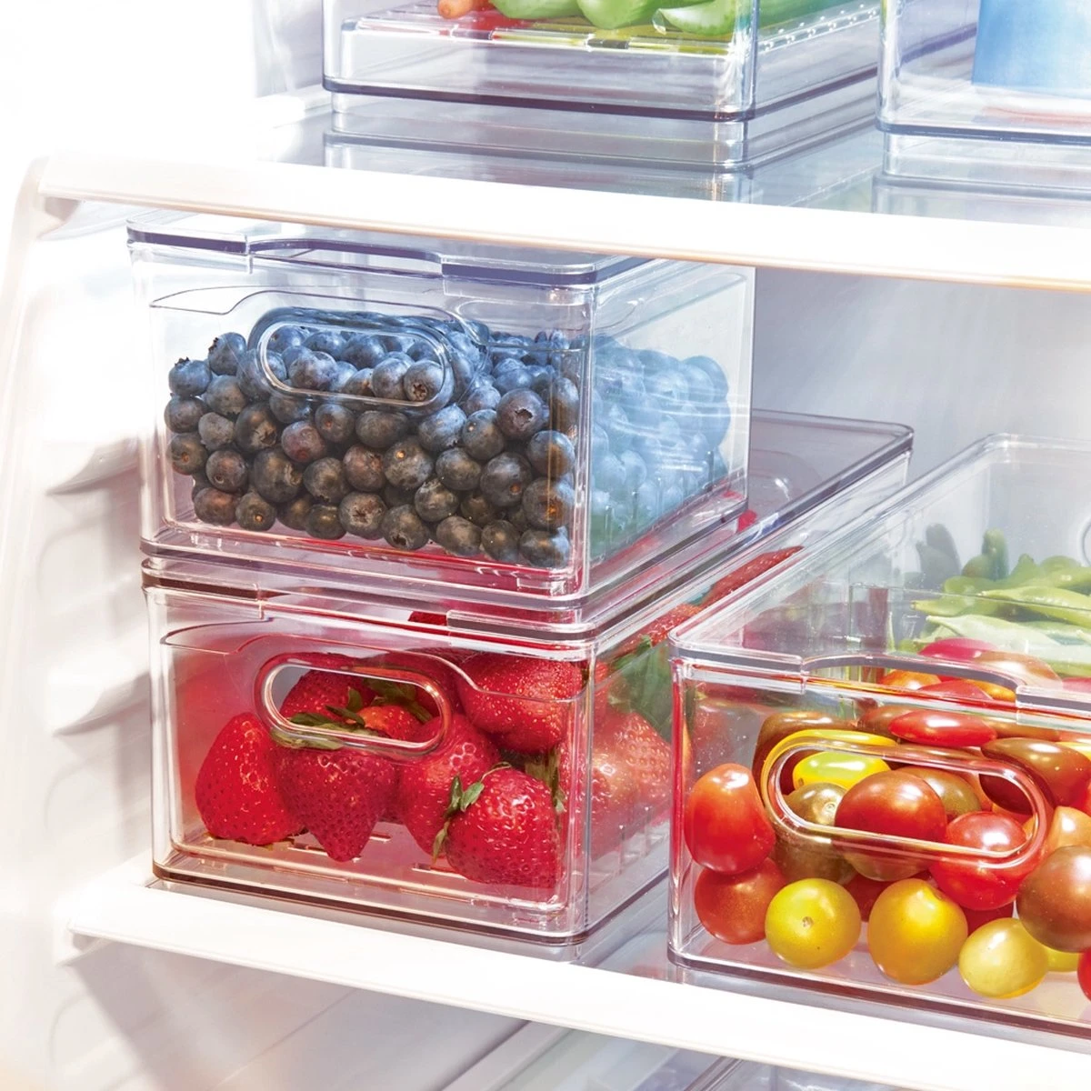 The Home Edit Koelkast Bak Voor Fruit Large - Large - Stapelbaar & Nestbaar 11 The Home Edit Koelkast Bak Voor Fruit Large - Large - Stapelbaar & Nestbaar - Afbeelding 9