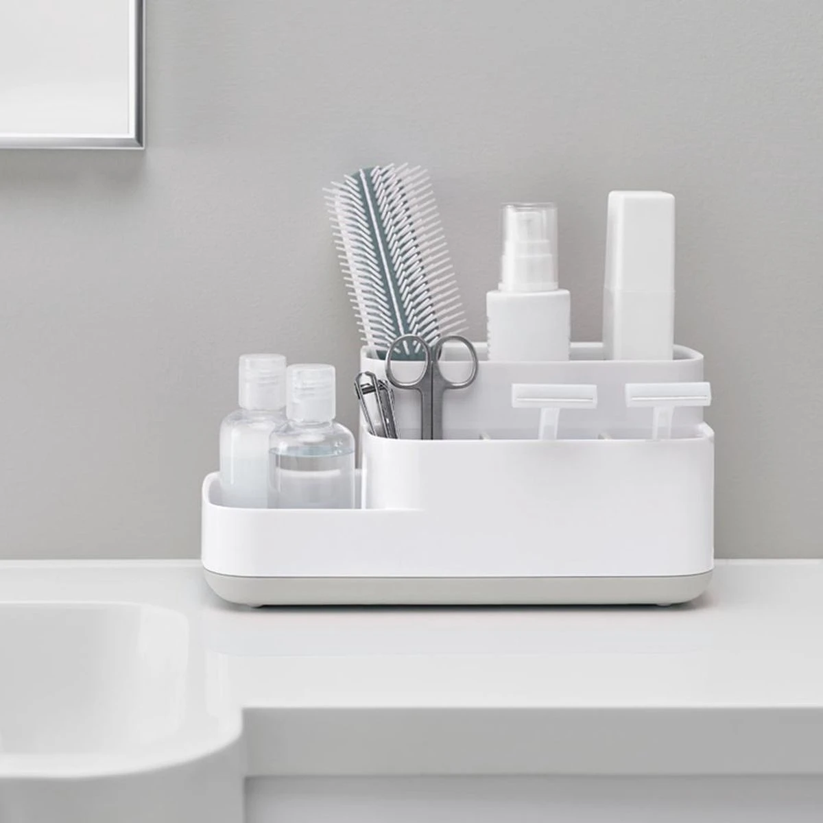 Joseph Joseph Badkamer Organizer Wastafel - Grijs - Sorteervakken 11 Joseph Joseph Badkamer Organizer Wastafel - Grijs - Sorteervakken - Afbeelding 9