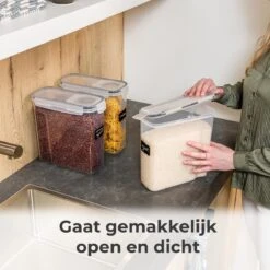 Stosh Voorraadpotten - Voorraadbussen - Vershouddoos - 4 Stuks - 4.0L - BPA Vrij - Kunststof 13 Stosh Voorraadpotten - Voorraadbussen - Vershouddoos - 4 Stuks - 4.0L - BPA Vrij - Kunststof -Thuisopslag 1200x1200 164