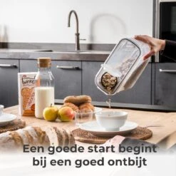 Stosh Voorraadpotten - Voorraadbussen - Vershouddoos - 4 Stuks - 4.0L - BPA Vrij - Kunststof 14 Stosh Voorraadpotten - Voorraadbussen - Vershouddoos - 4 Stuks - 4.0L - BPA Vrij - Kunststof -Thuisopslag 1200x1200 165