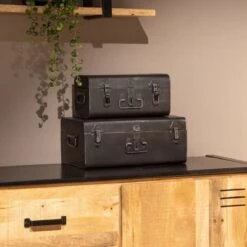 Opbergkist Vintage Zwart L -Thuisopslag 1200x1200 1653