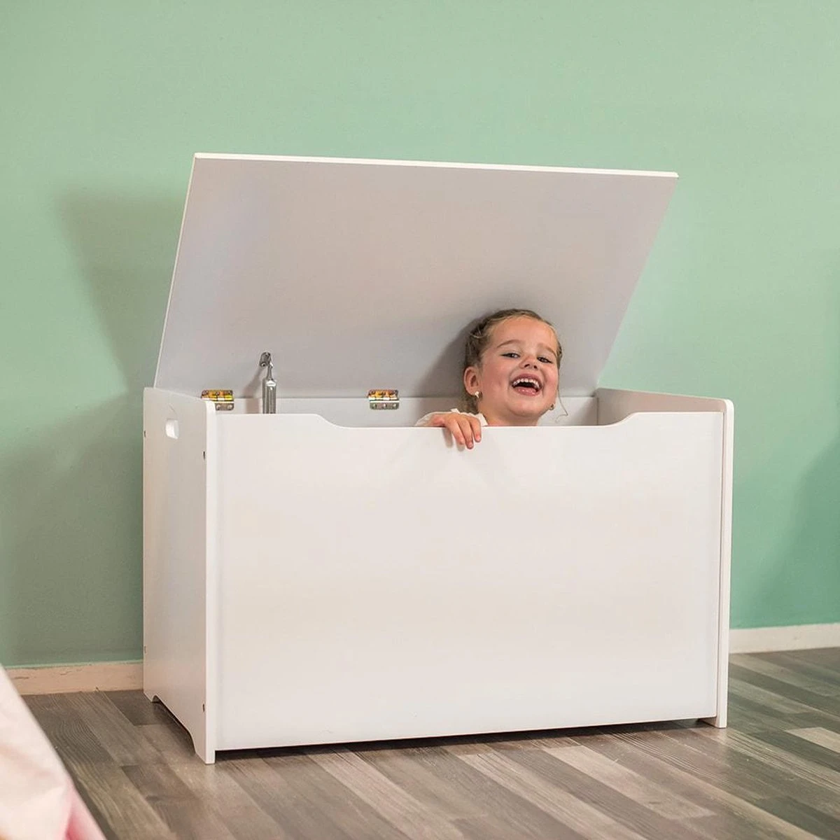 Bandits & Angels Houten Speelgoed Opbergkist XL - Wit 9 Bandits & Angels Houten Speelgoed Opbergkist XL - Wit - Afbeelding 7