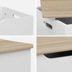 Alice's Garden Speelgoedkist TOBIAS - 80x40 Cm - Grenenhout - Naturel/Wit -Thuisopslag 1200x1200 1681