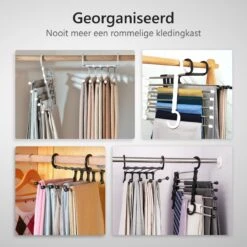 Merkloos Broekhangers En Kledinghangers 5-in-1 - Opbergers Organizer - Kast Organizer - Kleding Organizer - Zwart 7 Merkloos Broekhangers En Kledinghangers 5-in-1 - Opbergers Organizer - Kast Organizer - Kleding Organizer - Zwart -Thuisopslag 1200x1200 1699