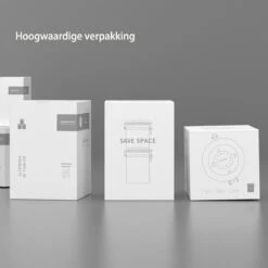 Koffiebonen Opbergbus- Koffiebonen Bewaren - Nieuw Voedsel Bewaren - Kitchen Merchandise - Vooraadbus - Bewaardozen - Kitchen Merchandise - 1.8L Vooraadpot - Voorraadpotten - Gebroken Wit Kleur - Opslagtank Voor Gedroogd Fruit- Opslag Van Koffiebonen -Thuisopslag 1200x1200 170