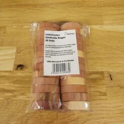 VITAMO™ Cederhouten Ringen 26 Stuks Tegen Motten En Ongedierte - Mottenbestrijding - Mottenballen - FSC Cederhout - Cederolie - Voor Kledinghangers - Kledingkast - Lades - 100% Natuurlijke Bescherming - Duurzaam En Herbruikbaar - Voordeelset -Thuisopslag 1200x1200 1717