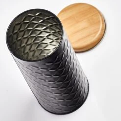 2x Bewaar/voorraad Blikken Koffiepads - Zwart - 18 X 7,5 Cm - 1 Liter -Thuisopslag 1200x1200 172