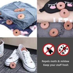 Tiny Panda – 24x Cederhout Tegen Motten – Natuurlijke Mottenballen – Mottenval – Motten Bestrijden -Thuisopslag 1200x1200 1725