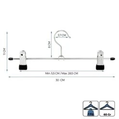 LifeGoods Broekhangers - 20 Stuks - Antislip - Metaal -Thuisopslag 1200x1200 1743