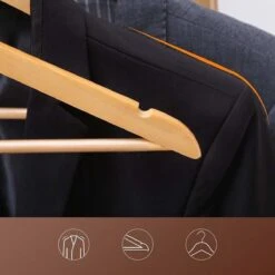 Relaxwonen - Kledinghangers - Kledinghangerset - Hout - 12 Stuks -Thuisopslag 1200x1200 1796