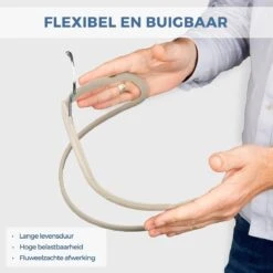 LifeGoods Kledinghangers - 50 Stuks - Antislip - Buigbaar - Grijs/Velvet -Thuisopslag 1200x1200 1807