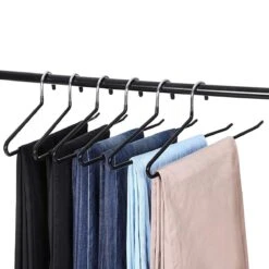 Nancy's Broekhanger 20 Stuks - Metalen Zwarte Kledinghanger -Thuisopslag 1200x1200 1818