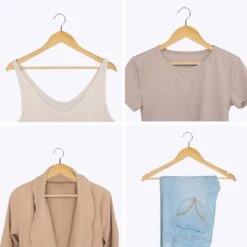 LifeGoods Kledinghangers - Met Broeklat - Hardhout - Natural - 30 Stuks 21 LifeGoods Kledinghangers - Met Broeklat - Hardhout - Natural - 30 Stuks -Thuisopslag 1200x1200 1842