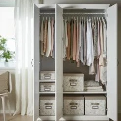 Merkloos Houten Kledinghangers Wit Met Broekhanger En Draaibare Haak - 20 Stuks -Thuisopslag 1200x1200 1847