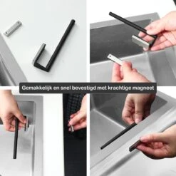 Lopoleis Vaatdoekhouder Magnetisch Zwart – RVS – Keuken Organizers – Keuken Accessoires - Aanrecht Organiser 14 Lopoleis Vaatdoekhouder Magnetisch Zwart – RVS – Keuken Organizers – Keuken Accessoires - Aanrecht Organiser -Thuisopslag 1200x1200 1871