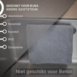 Staalsmid® - Vaatdoekhouder - Aanrecht Organiser Gootsteen – Gootsteen Organiser - Vaatdoek Houder Gootsteen - Vaatdoekhouder Zwart - Vaatdoekhouder RVS - Vaatdoek Rekje -Thuisopslag 1200x1200 1907