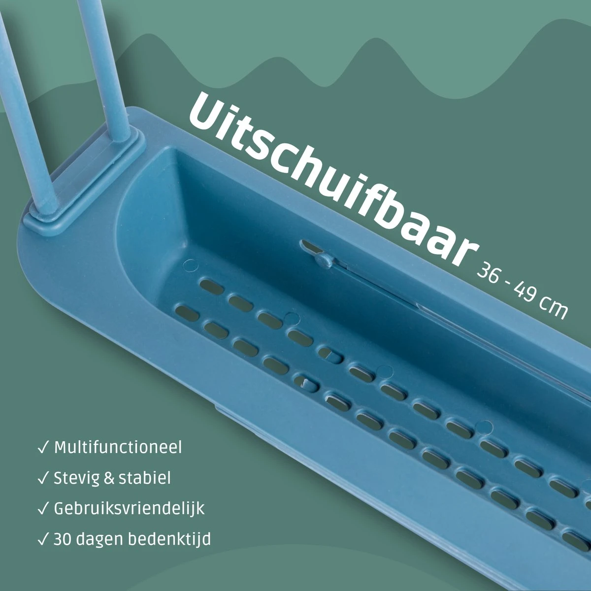 Merkloos Gootsteen Organizer - Aanrecht Organizer - Gootsteen Bakje - Vaatdoekhouder - Sponshouder - Opbergrek - Plastic 8 Merkloos Gootsteen Organizer - Aanrecht Organizer - Gootsteen Bakje - Vaatdoekhouder - Sponshouder - Opbergrek - Plastic - Afbeelding 6