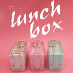 Lunchbox - Meal Prep Bakjes - Lunch Box Met Deksel - Meal Prep – Bento Box - Lunchtrommel Met Bestek Beige -Thuisopslag 1200x1200 197