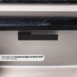 Mivalo® RVS Vaatdoekhouder – Aanrecht Organiser – Gootsteen Organizer – Mat Zwart -Thuisopslag 1200x1200 1997