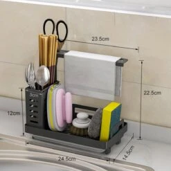 AlShiha® Vaatdoekhouder - Gootsteen Organizer - Aanrecht Organiser - Afdruiprek - Keuken Organizers - Sponshouder - Zwart 17 AlShiha® Vaatdoekhouder - Gootsteen Organizer - Aanrecht Organiser - Afdruiprek - Keuken Organizers - Sponshouder - Zwart -Thuisopslag 1200x1200 2001